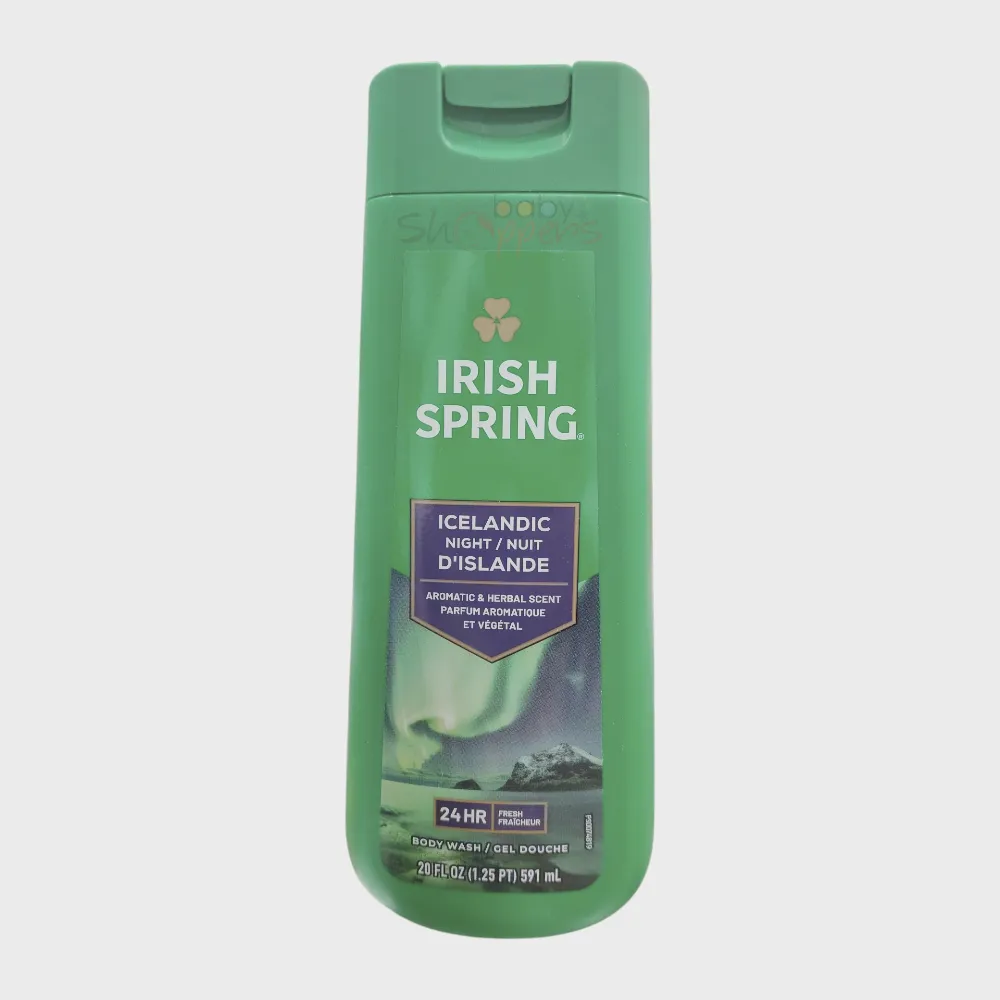 Irish Spring Icelandic Night Moisturizing Men's Body Wash 591ml Irish Spring Icelandic Night Moisturizing Men's Body Wash 591ml