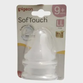 Pigeon SofTouch L (Y-cut) Wide Neck Nipple 9M+