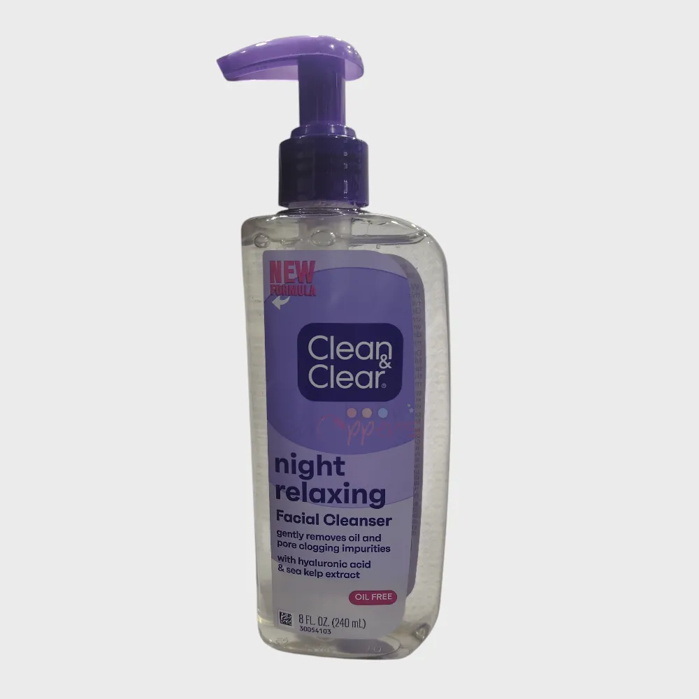 Clean & Clear Night Relaxing Facial Cleanser 240ml Clean & Clear Night Relaxing Facial Cleanser 240ml