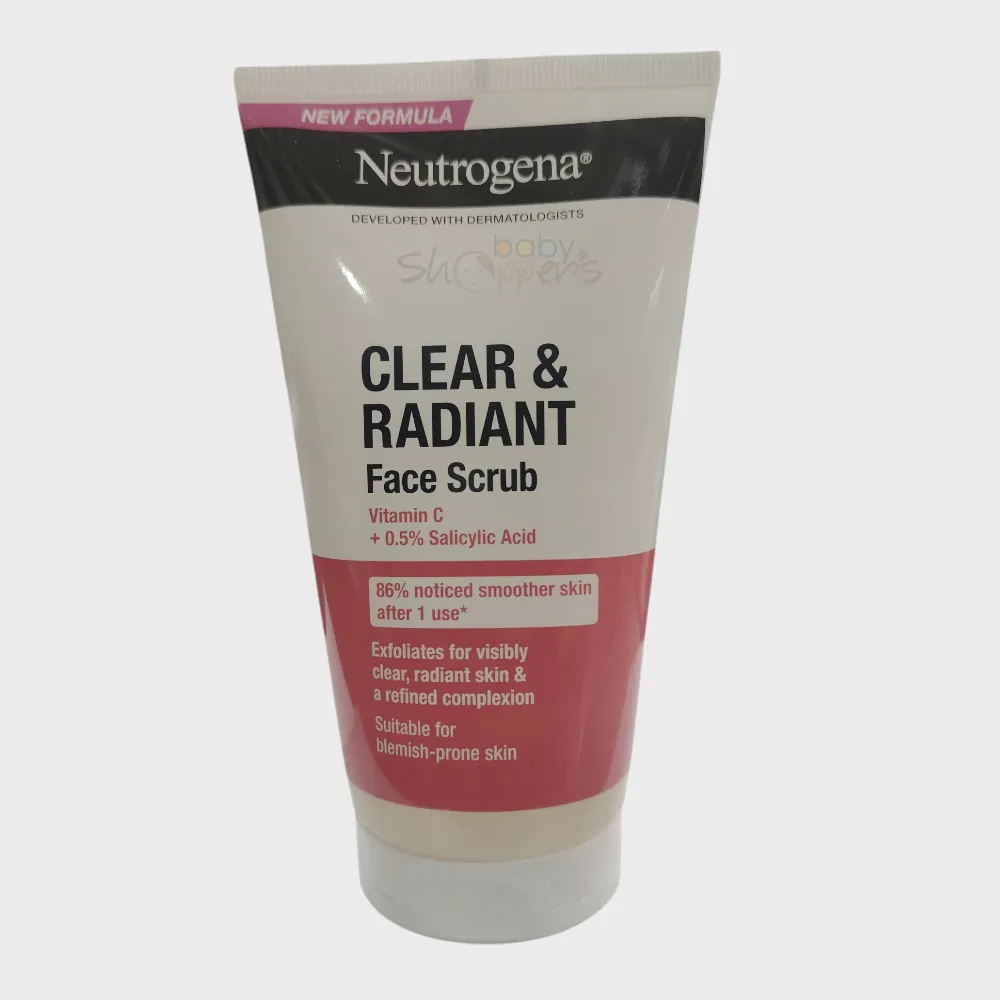 Neutrogena Clear & Radiant Face Scrub 150ml Neutrogena Clear & Radiant Face Scrub 150ml