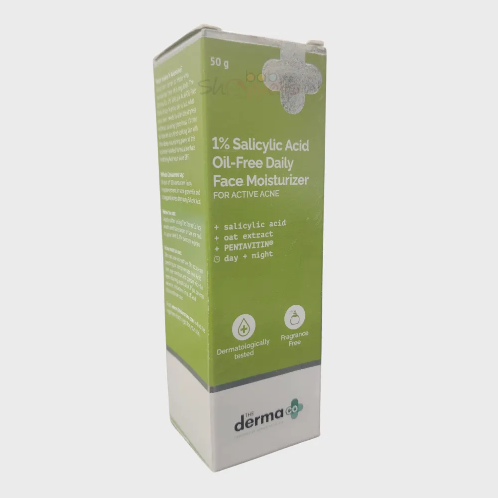 The Derma Co 1% Salicylic Acid Oil-Free Moisturizer 50g 2 The Derma Co 1% Salicylic Acid Oil-Free Moisturizer 50g 2