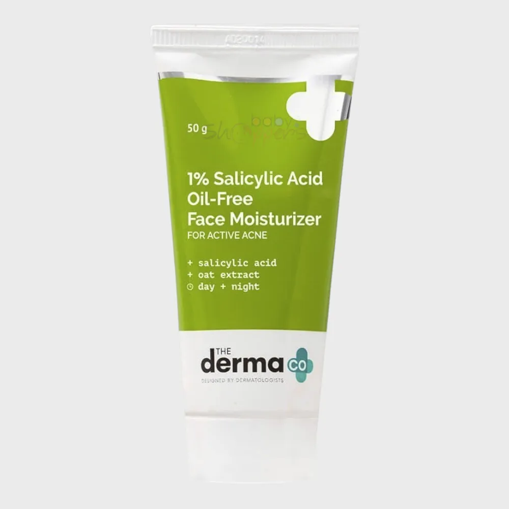 The Derma Co 1% Salicylic Acid Oil-Free Moisturizer 50g The Derma Co 1% Salicylic Acid Oil-Free Moisturizer 50g