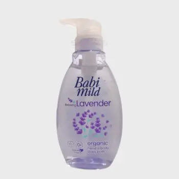 Babi Mild Relaxing Lavender Organic Head & Body Baby Bath 380ml