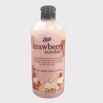 Boots Strawberry Sundae Shower Gel, Bubble Bath & Shampoo 500ml