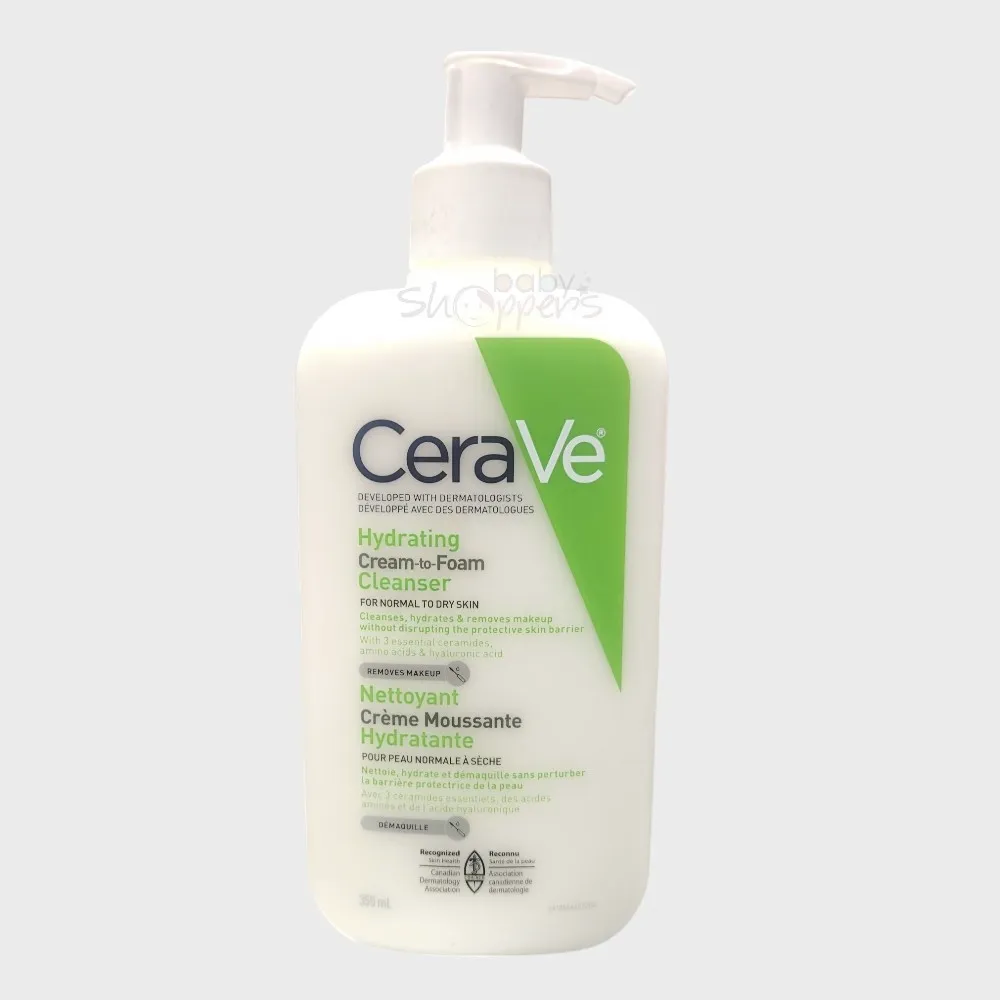 CeraVe Hydrating Cream-to-Foam Cleanser 355ml CeraVe Hydrating Cream-to-Foam Cleanser 355ml