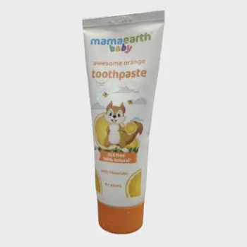 Mamaearth Baby Awesome Orange Toothpaste 4 Years+ With Fluoride 50g