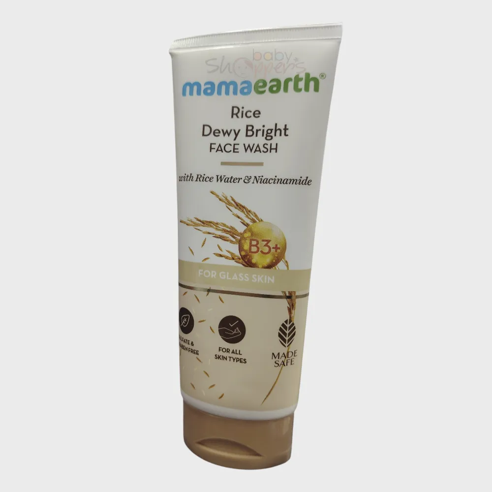 Mamaearth Rice Dewy Bright Face Wash 100ml Mamaearth Rice Dewy Bright Face Wash 100ml