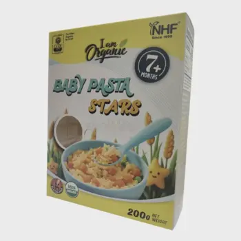 NHF I Am Organic Baby Pasta Stars 7 Month+ 240g