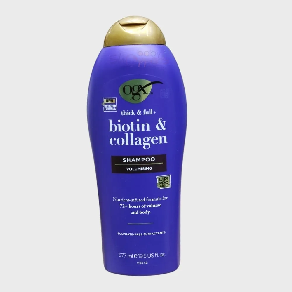 OGX Thick & Full + Biotin & Collagen Shampoo 577ml OGX Thick & Full + Biotin & Collagen Shampoo 577ml