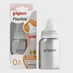 Pigeon Flexible Stainless Steel Feeding Bottle 0 Month+ 140ml