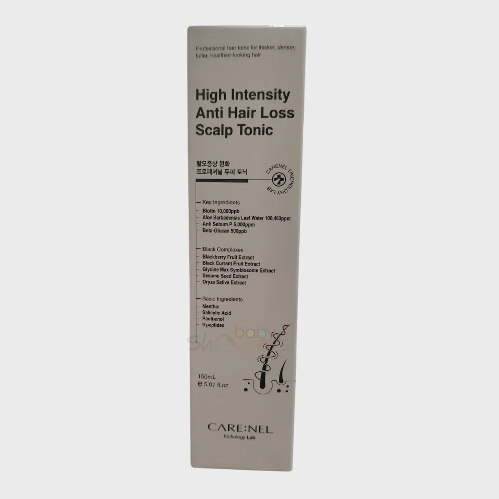 CareNel High Intensity Anti Hair Loss Scalp Tonic 150ml Care:Nel High Intensity Anti Hair Loss Scalp Tonic 150ml