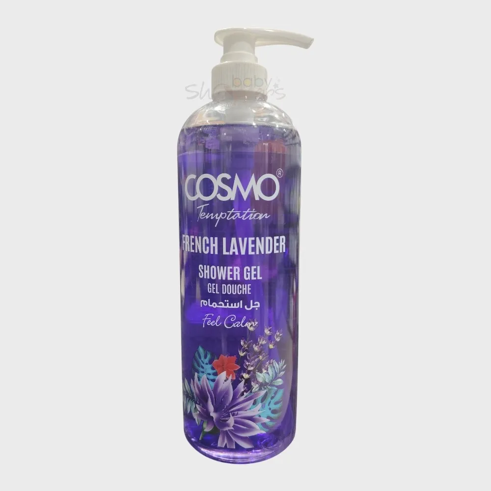 Cosmo Temptation French Lavender Shower Gel 1000ml Cosmo Temptation French Lavender Shower Gel 1000ml