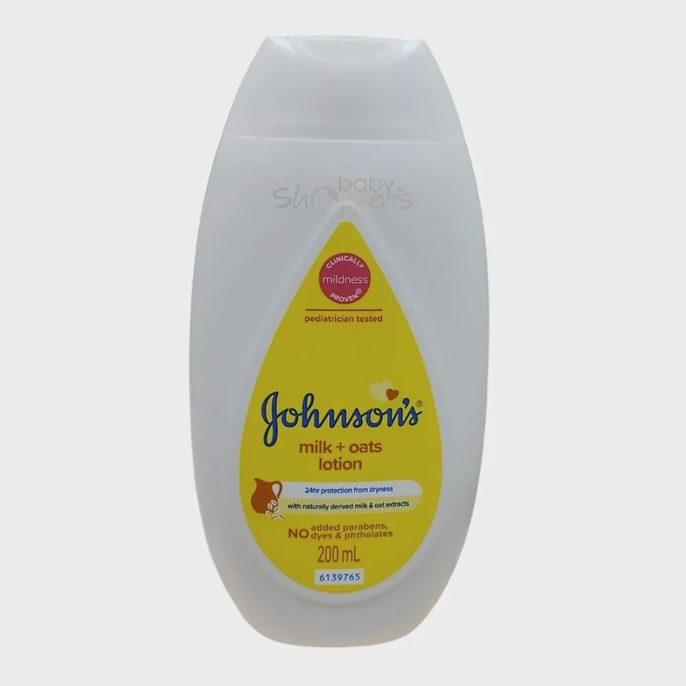 Johnsons Milk + Oats Lotion 200ml Johnsons Milk + Oats Lotion 200ml
