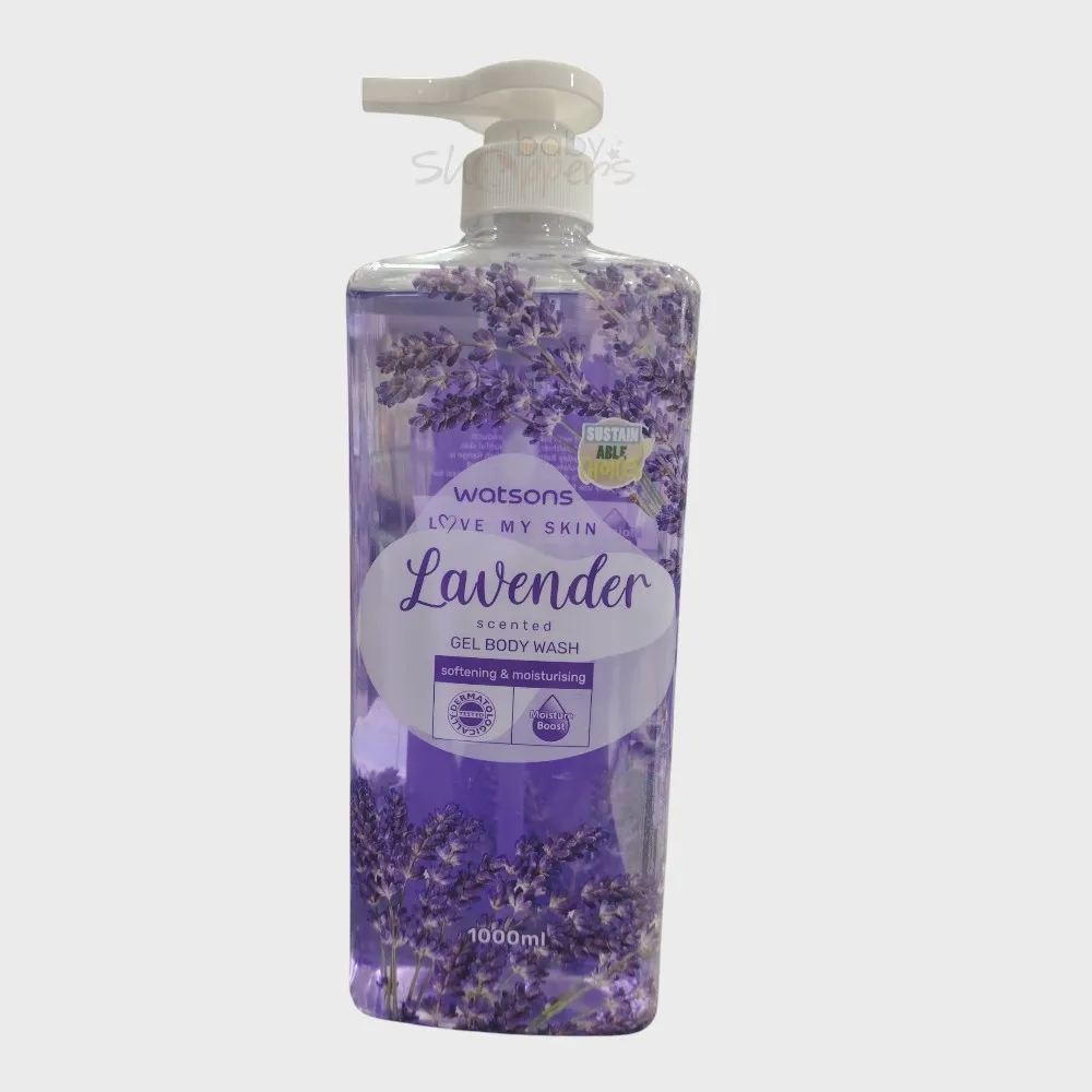 Watsons Lavender Scented Gel Body Wash 1000ml Watsons Lavender Scented Gel Body Wash 1000ml