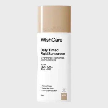 WishCare Daily Tinted Fluid Sunscreen SPF50+ PA++++ 50ml - M203