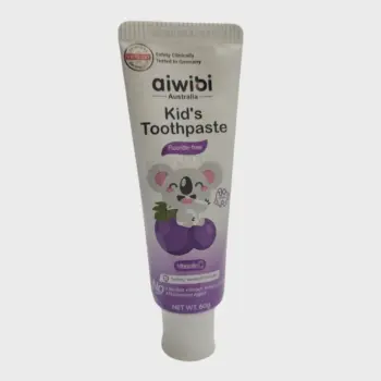 Aiwibi Kid's Toothpaste Vitamin C & Grape Flavor 1 Years+ 60g