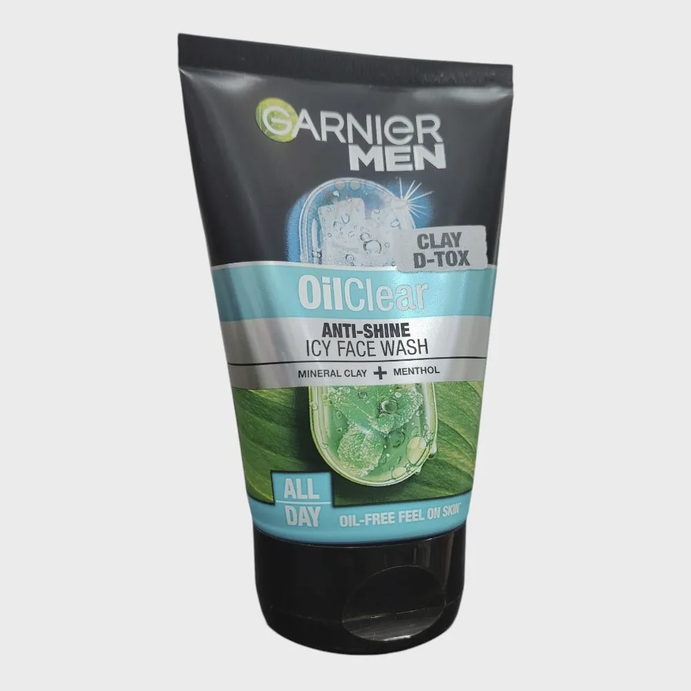 Garnier Men Oil Clear Clay D-Tox face wash 100g Garnier Men Oil Clear Clay D-Tox face wash 100g