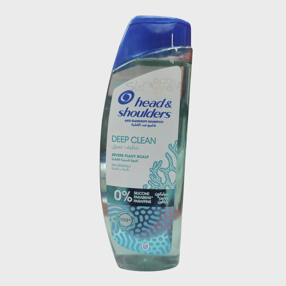 Head & Shoulders Deep Clean Anti-Dandruff Shampoo for Severe Flaky Scalp 400ml Head & Shoulders Deep Clean Anti-Dandruff Shampoo for Severe Flaky Scalp 400ml