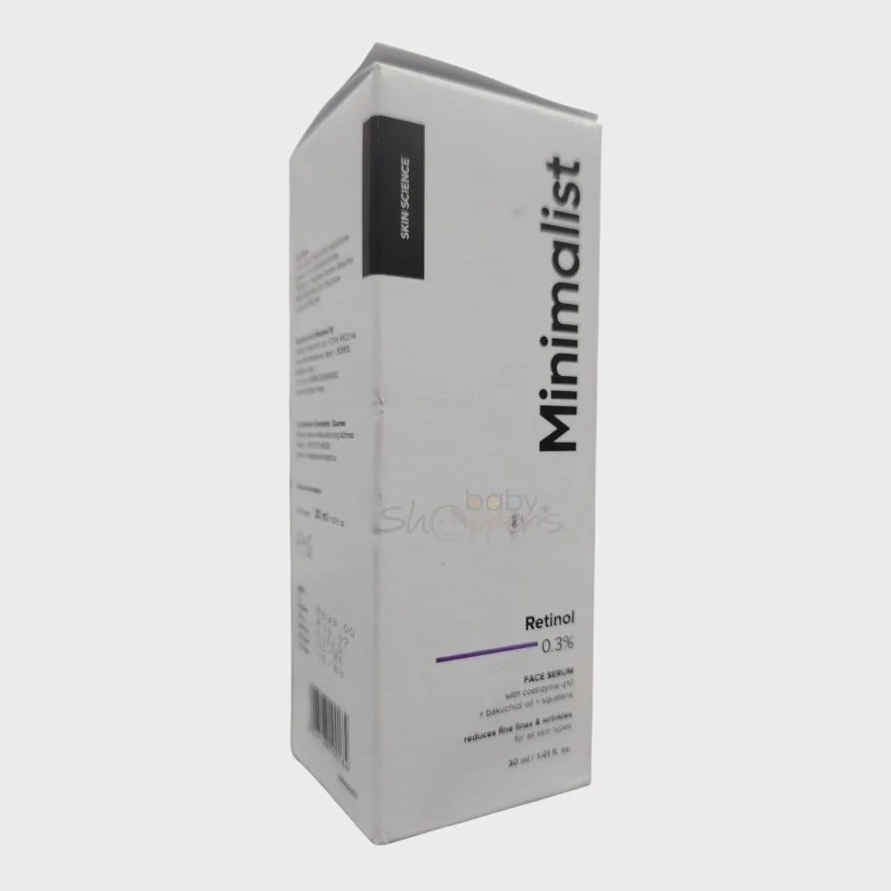 Minimalist Retinol 0.3% Face Serum 30ml Minimalist Retinol 0.3% Face Serum 30ml