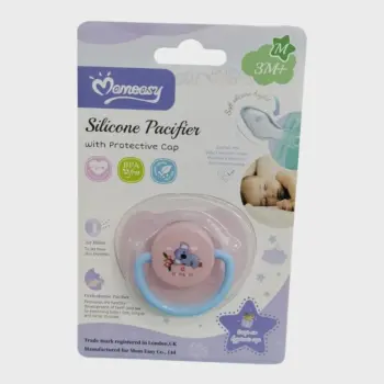 Momeasy Silicone Pacifier with Protective Cap 3M+