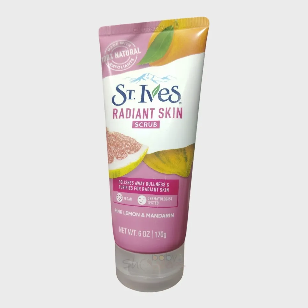 St.Ives Radiant Skin Pink Lemon & Mandarin Orange Scrub 170g St.Ives Radiant Skin Pink Lemon & Mandarin Orange Scrub 170g