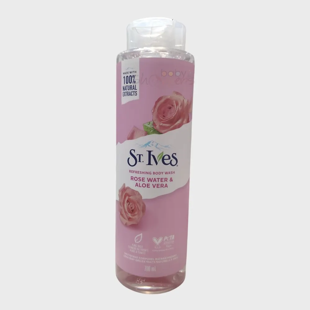 St.Ives Refreshing Body Wash with Rose Water & Aloe Vera 700ml St.Ives Refreshing Body Wash with Rose Water & Aloe Vera 700ml