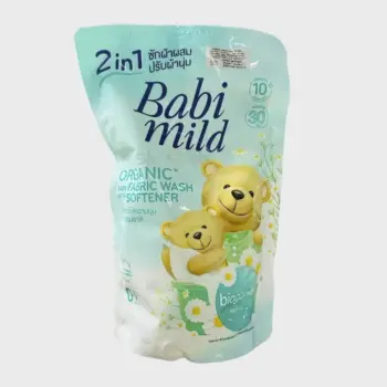 Babi Mild Bioganik 2-in-1 baby fabric wash with softener 530ml