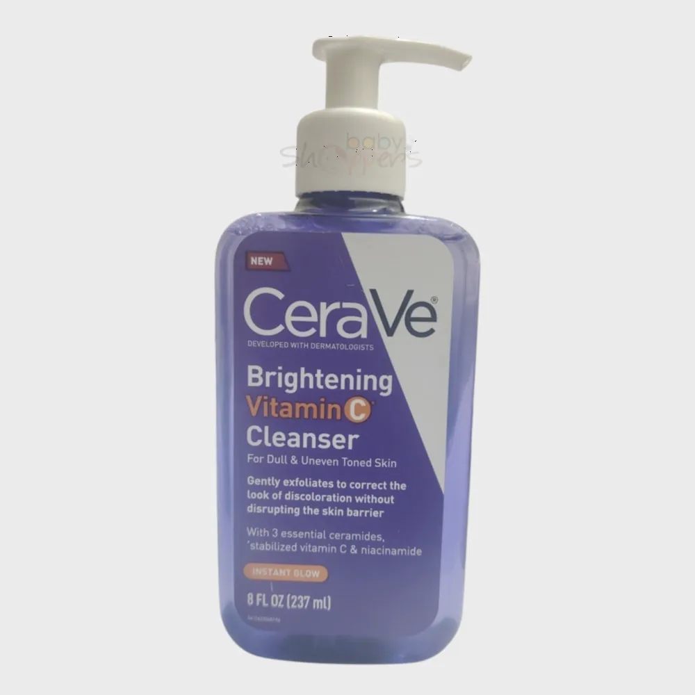 CeraVe Brightening Vitamin C Cleanser for Dull & Uneven Tined Skin 237ml CeraVe Brightening Vitamin C Cleanser for Dull & Uneven Tined Skin 237ml