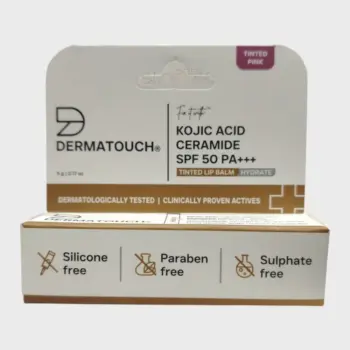 Dermatouch Kojic Acid Ceramide Tinted Lip Balm (Tinted Pink) 5g