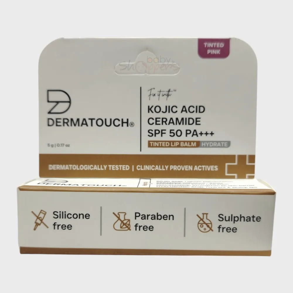 Dermatouch Kojic Acid Ceramide Tinted Lip Balm (Tinted Pink) 5g Dermatouch Kojic Acid Ceramide Tinted Lip Balm (Tinted Pink) 5g