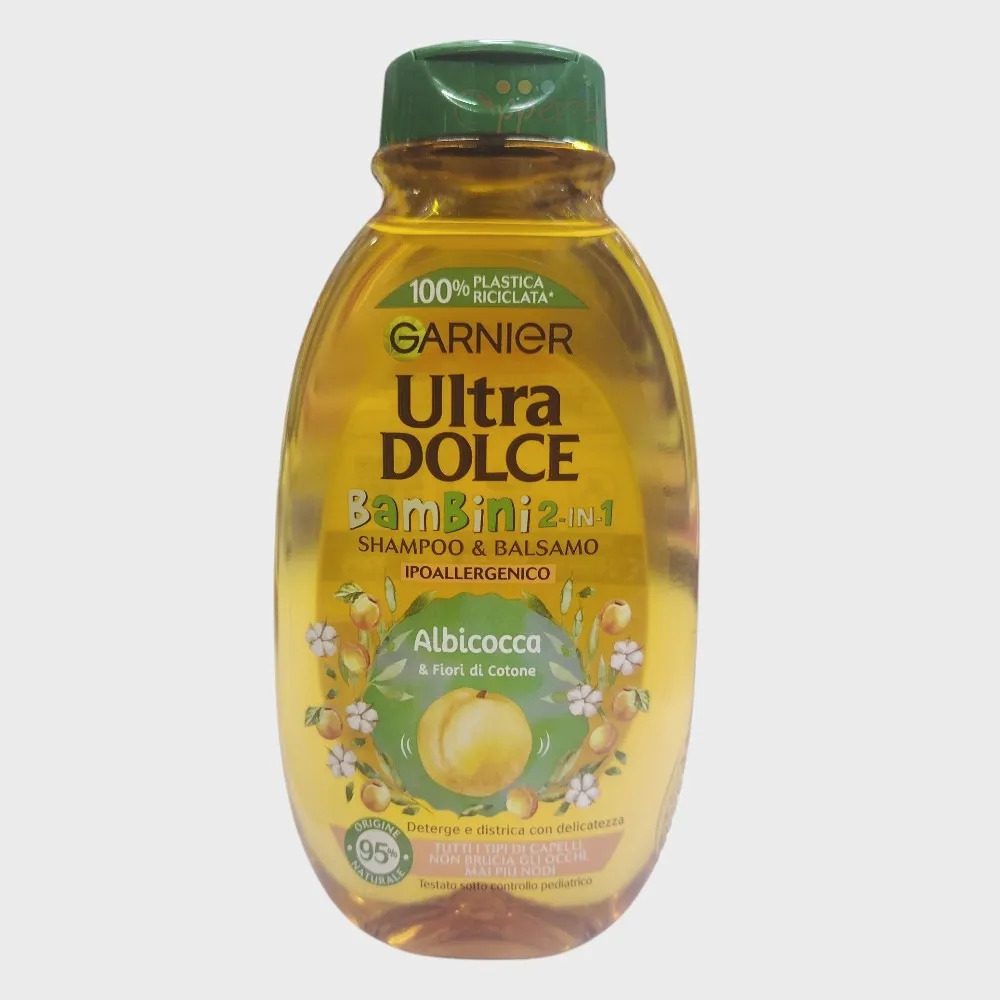 Garnier Ultra Dolce Bambini 2-in-1 Shampoo & Conditioner 250ml Garnier Ultra Dolce Bambini 2-in-1 Shampoo & Conditioner 250ml