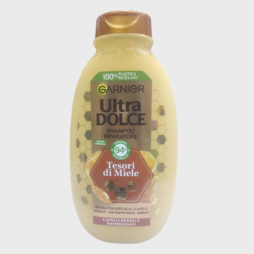 Garnier Ultra Dolce Tesori di Miele Repairing Shampoo 250ml Garnier Ultra Dolce Tesori di Miele Repairing Shampoo 250ml