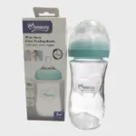 Momeasy Wide Neck Glass Feeding Bottle 3m+ 240ml