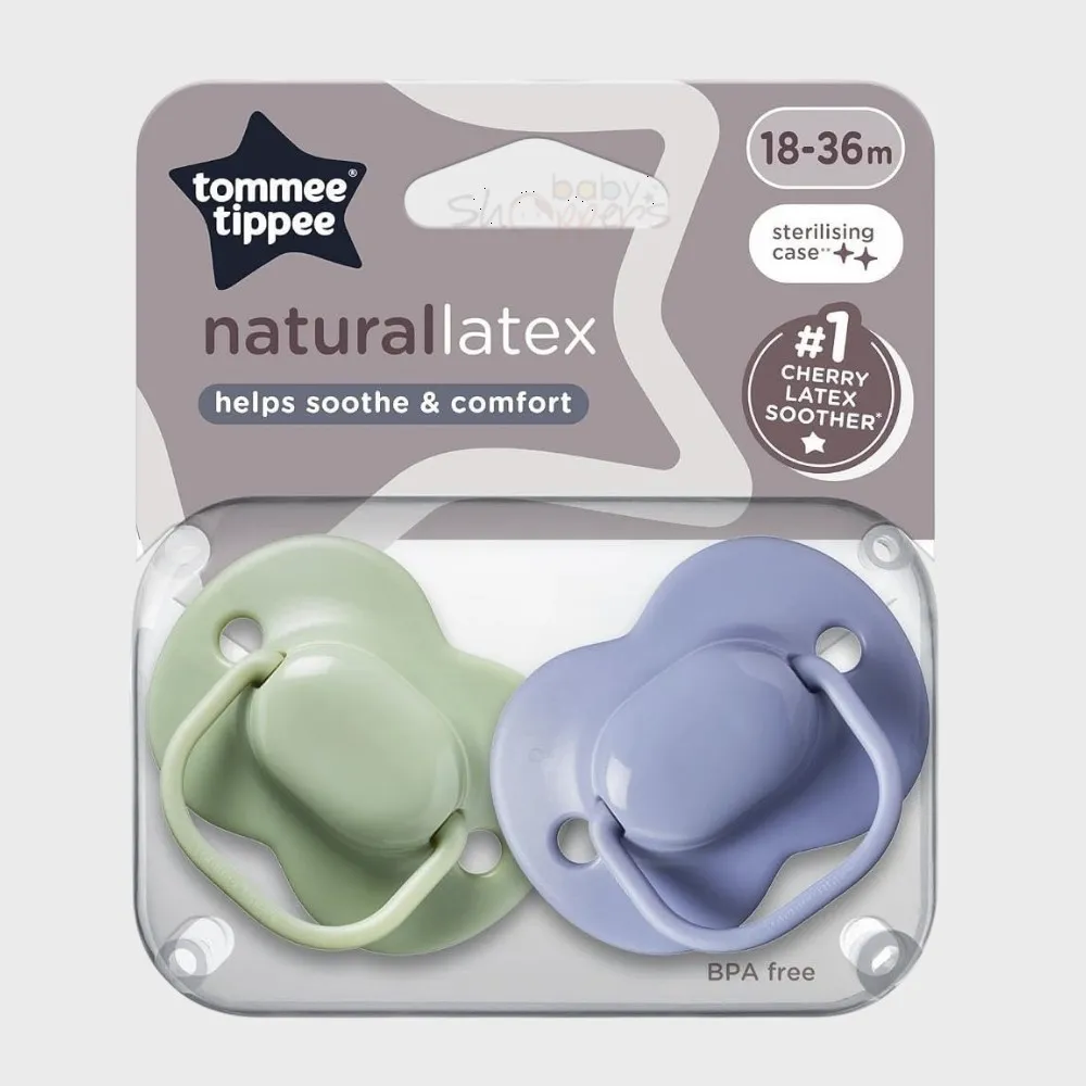 Tommee Tippee Natural Latex Cherry Soother (18-36 months) Tommee Tippee Natural Latex Cherry Soother (18-36 months)