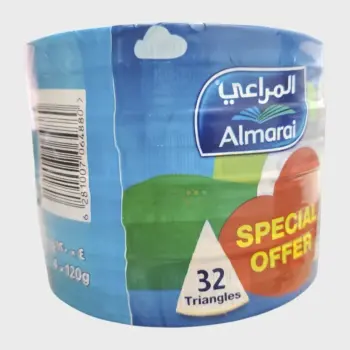 Almarai Triangles Cheese 32 Pieces 480g – Creamy Processed Cheese Portions