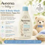 Aveeno Baby Care Combo – Baby Cream 150ml + Hair & Body Wash 250ml + Baby Lotion 150ml