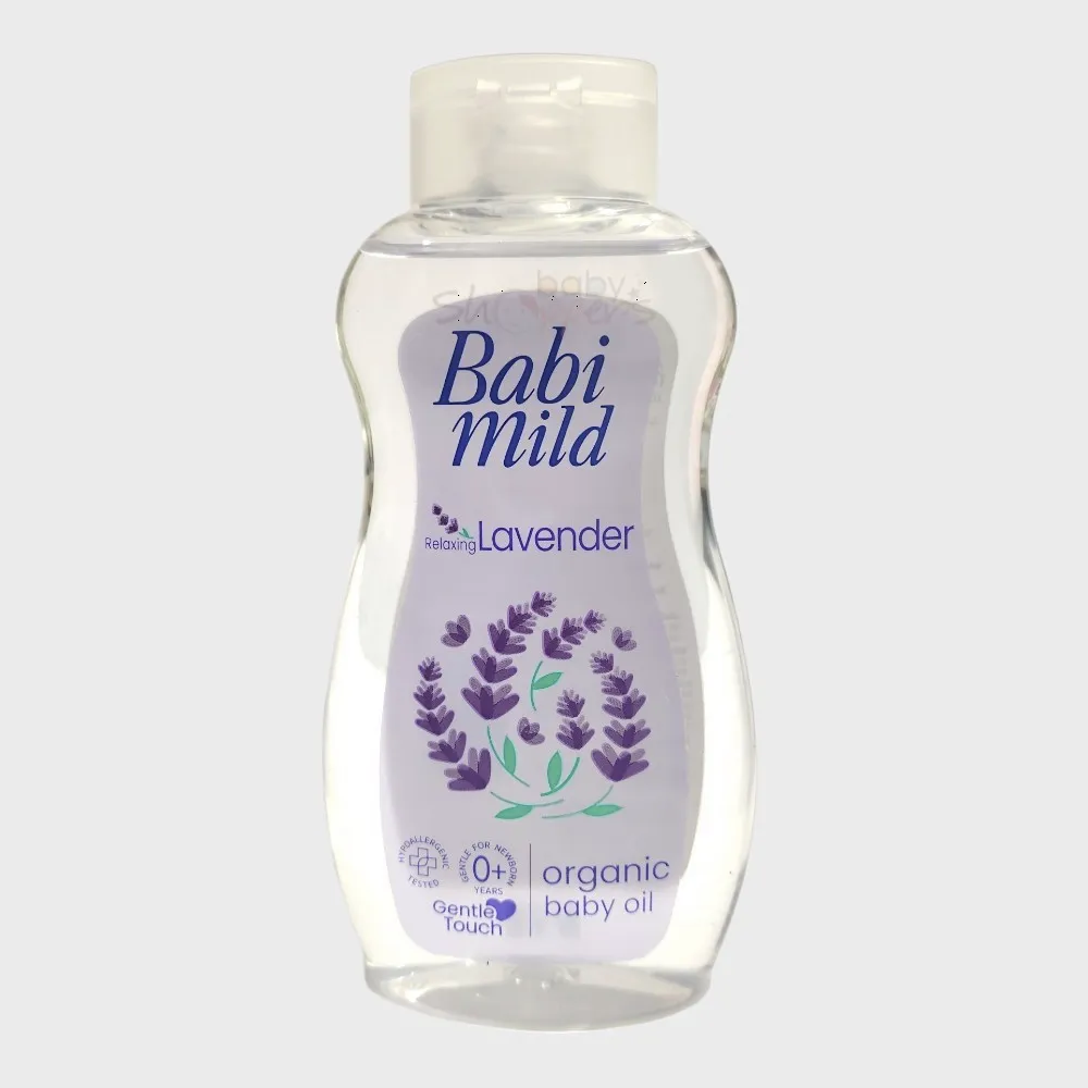 Babi Mild Relaxing Lavender Organic Baby Oil 200ml Babi Mild Relaxing Lavender Organic Baby Oil 200ml