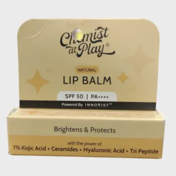 Chemist at Play Natural Brightens & Protects Lip Balm SPF50