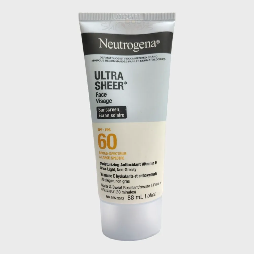 Neutrogena Ultra Sheer Face Sunscreen SPF60 88ml Neutrogena Ultra Sheer Face Sunscreen SPF60 88ml