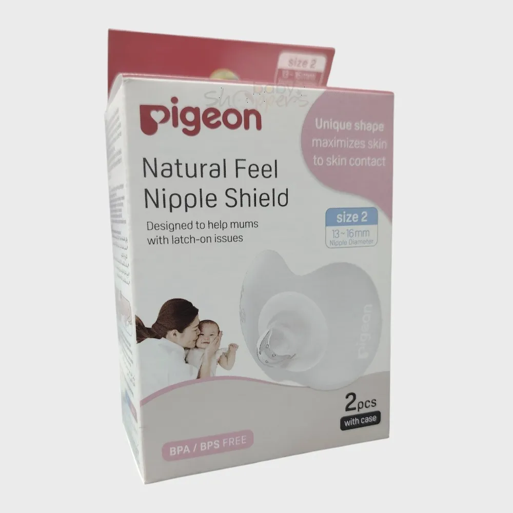 Pigeon Natural Feel Nipple Shield Size 2 (13–16 mm diameter) Pigeon Natural Feel Nipple Shield Size 2 (13–16 mm diameter)