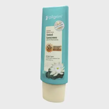 Pilgrim Korean White Lotus Tinted Sunscreen SPF 50+ PA++++ 50ml