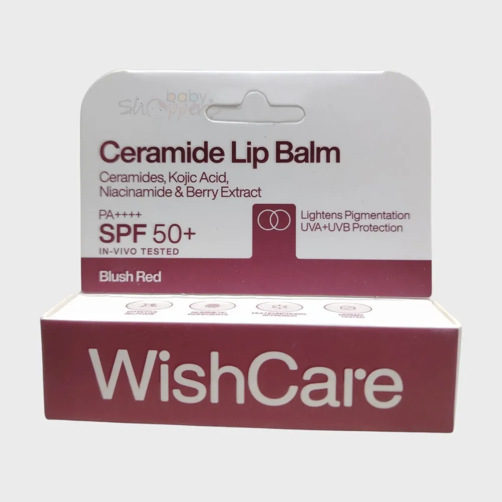 WishCare Blush Red Ceramide Lip Balm with SPF50+ 5g WishCare Blush Red Ceramide Lip Balm with SPF50+ 5g