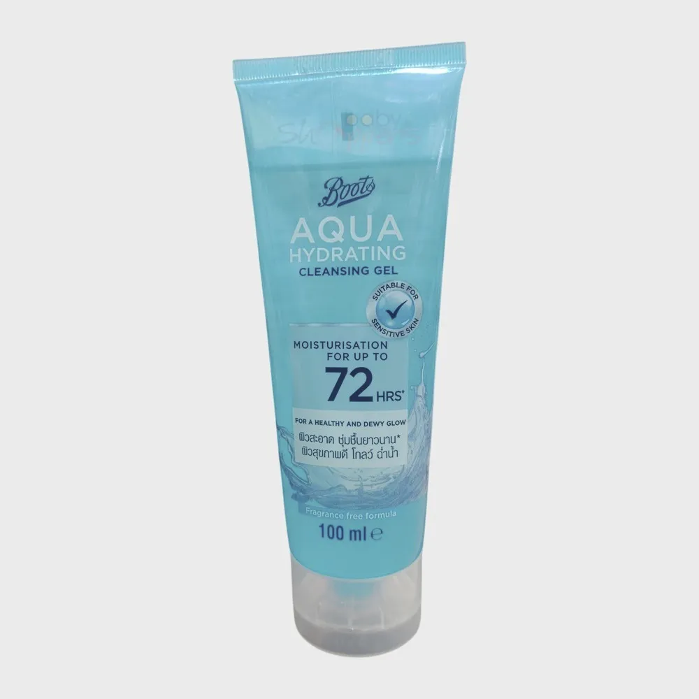Boots Aqua Hydrating Cleansing Gel 100ml Boots Aqua Hydrating Cleansing Gel 100ml