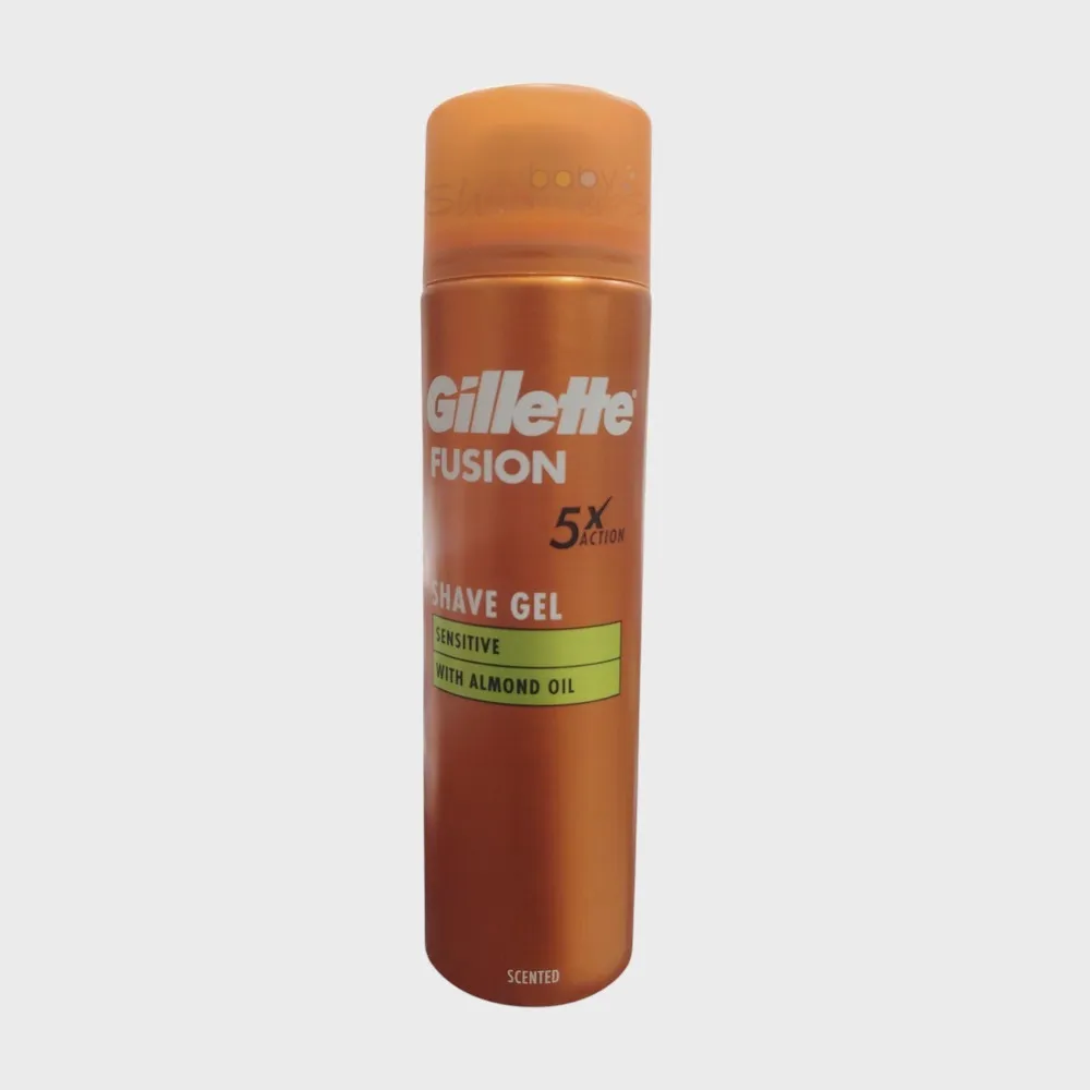 Gillette Fusion5 Sensitive Shaving Gel with Almond Oil 200ml Gillette Fusion5 Sensitive Shaving Gel with Almond Oil 200ml