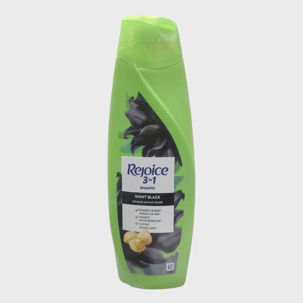 Rejeoice 3-in-1 Shiny Black Shampoo with Candlenut Oil 340ml Rejeoice 3-in-1 Shiny Black Shampoo with Candlenut Oil 340ml