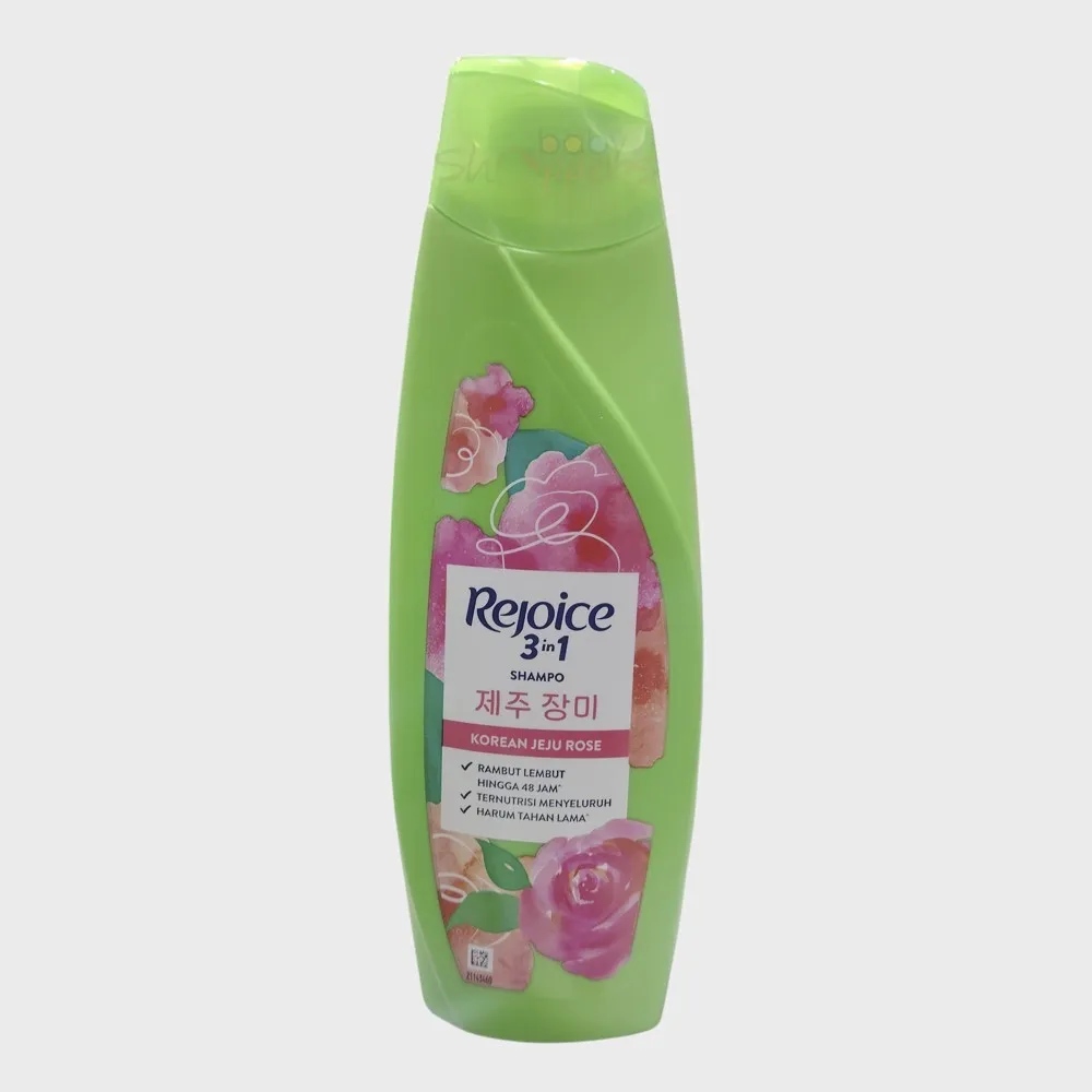 Rejoice 3-in-1 Korean Jeju Rose Shampoo 340ml Rejoice 3-in-1 Korean Jeju Rose Shampoo 340ml