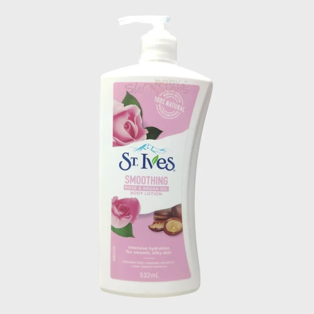 St. Ives Smoothing Rose & Argan Oil Body Lotion 532ml St. Ives Smoothing Rose & Argan Oil Body Lotion 532ml
