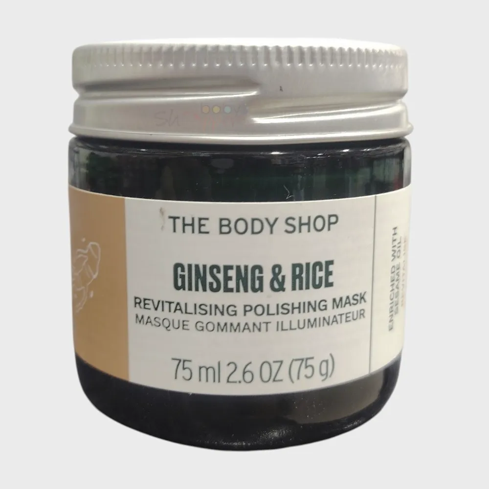 The Body Shop Ginseng & Rice Revitalising Polishing Mask 75ml The Body Shop Ginseng & Rice Revitalising Polishing Mask 75ml