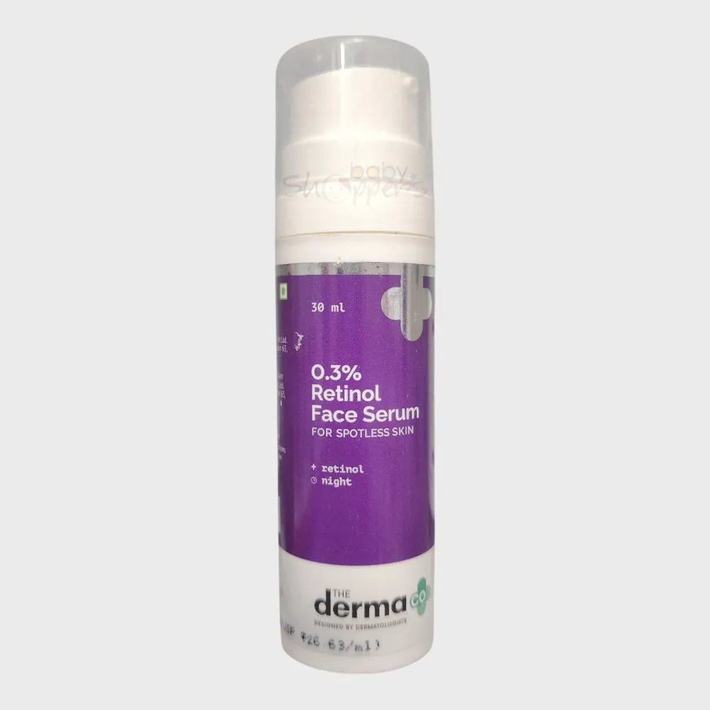 The Derma Co. 0.3% Retinol Face Serum for Spotless Skin 30ml The Derma Co. 0.3% Retinol Face Serum for Spotless Skin 30ml