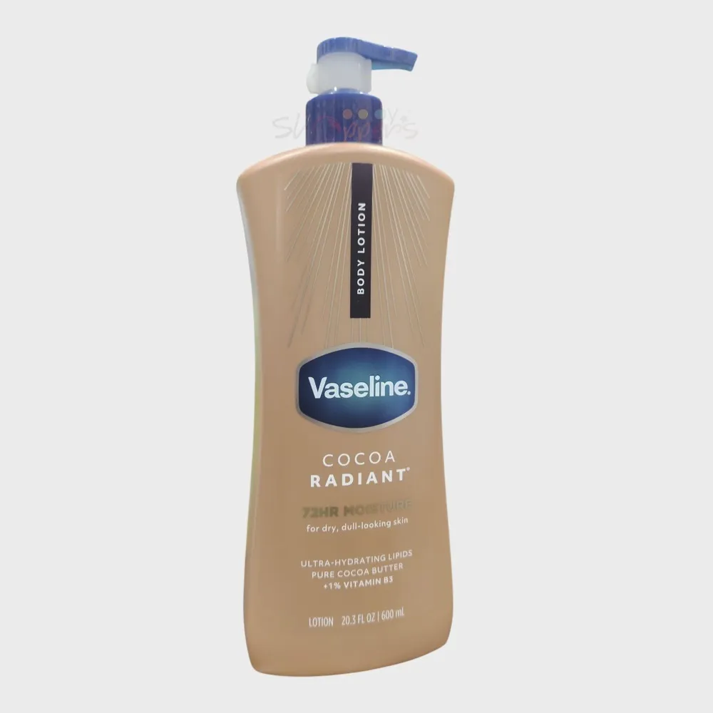 Vaseline Cocoa Radiant Moisture Body Lotion 600ml Vaseline Cocoa Radiant Moisture Body Lotion 600ml